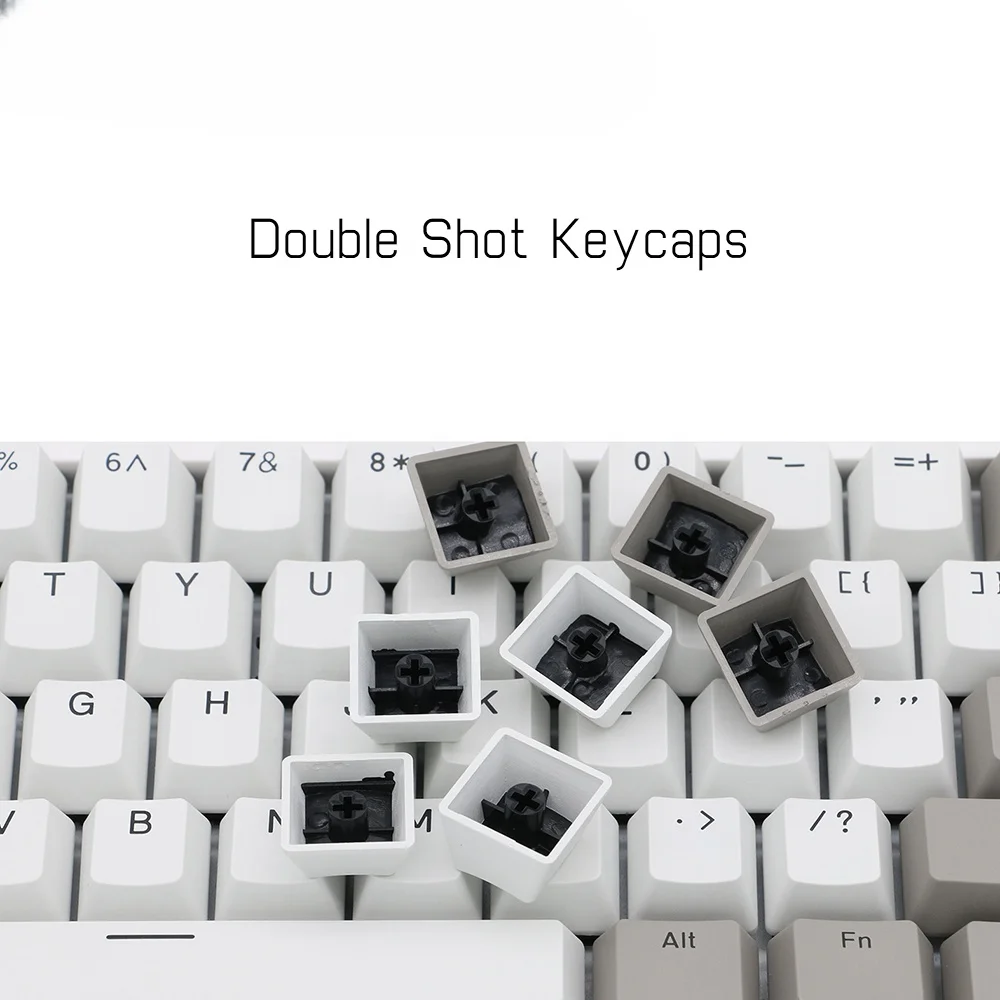 for Korea Jelly Teclas 8008 Dagk Grey White Dmg Eva 87 For Otemu Cherry Mechanical Keyboard Keycaps