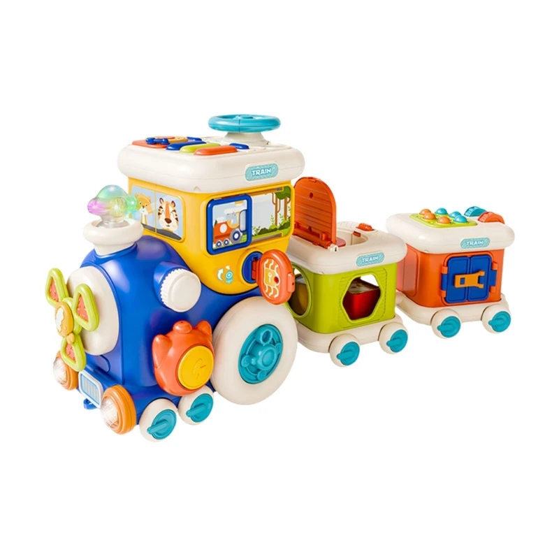 

Fun Train Sensory Activity Board for Babies and Toddlers Children Educational Toy Fine Motor Skills Practice 15UB