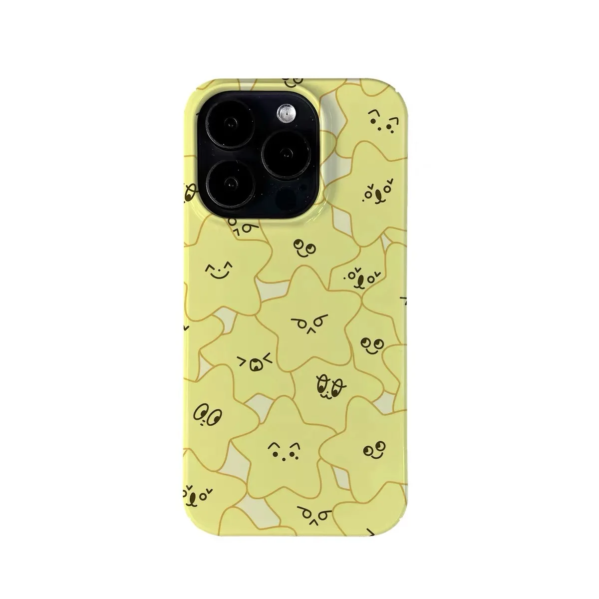 Чехол для телефона Yellow Star Emotional Expression для IPHONE 17 Air 16E 15 PROMAX 14 Plus 13 12 MINI 11 16Plus XR, акриловый чехол для телефона