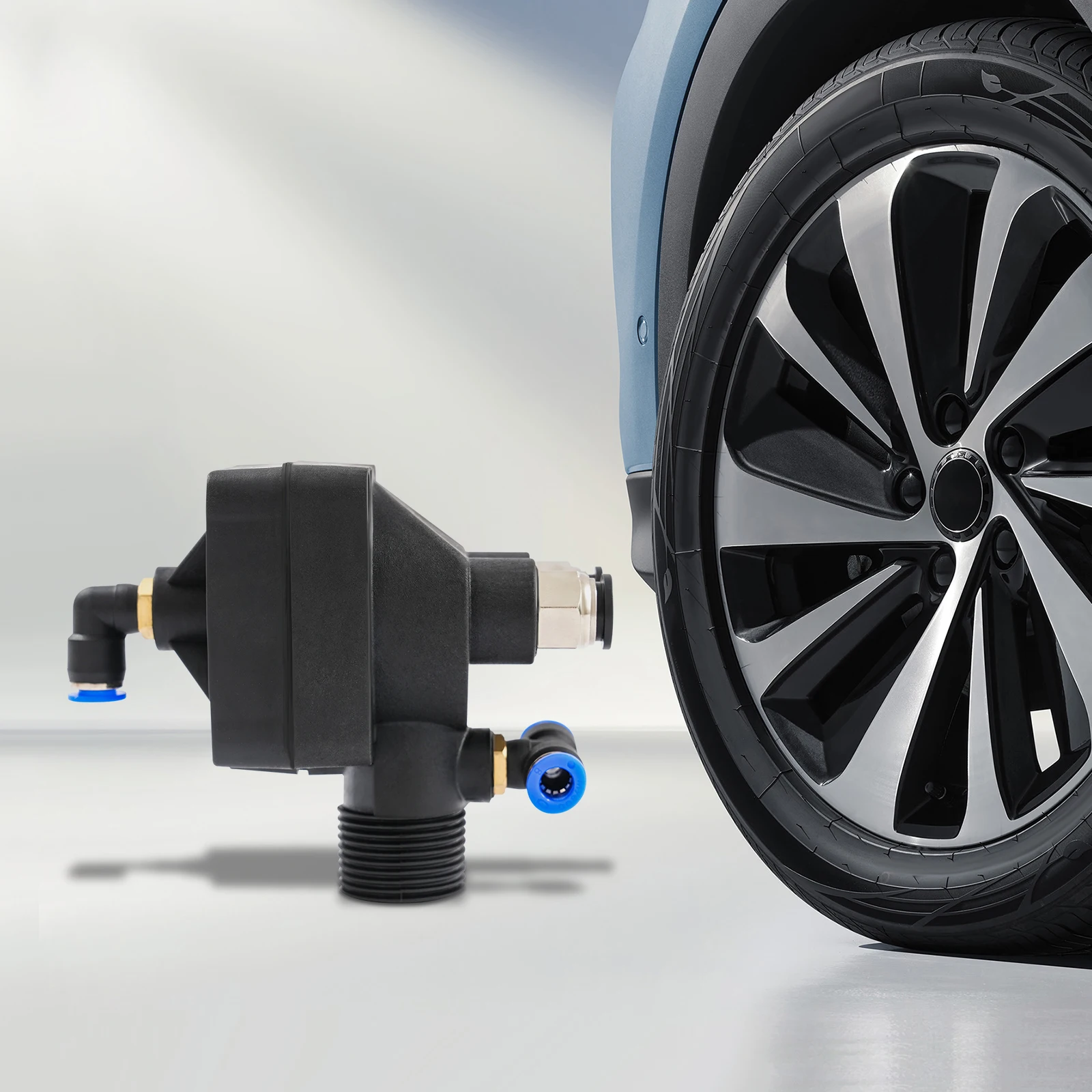 

Клапан шиномонтажного клапана, нейлоновая резьба 1,28 дюйма, быстроразъемный клапан для продувки шин, продувочный клапан для труб 0,47 дюйма, 0,31 дюйма