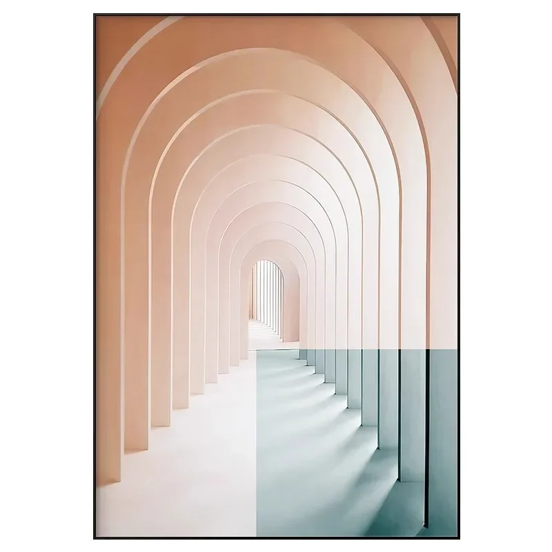 لوحة زخرفية معمارية فاخرة وخفيفة الوزن كبيرة الحجم ومدخل غرفة المعيشة ولوحة معلقة