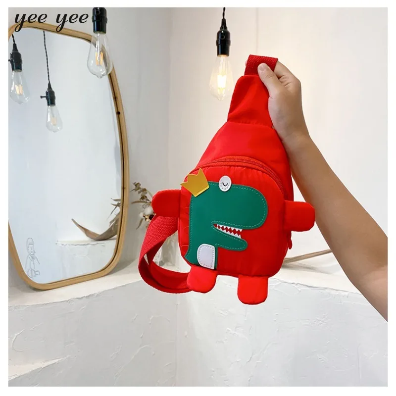 Zaino da viaggio all\'aperto borsa per bambini borsa a tracolla bella borsa a tracolla per dinosauri borsa per bambini carina