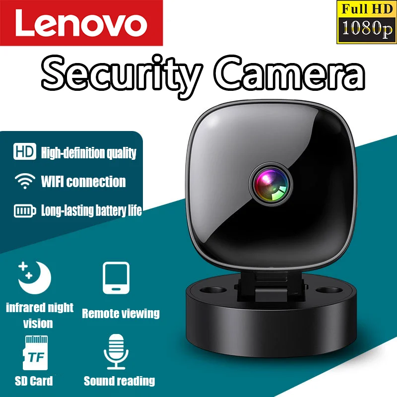 Lenovo 1080P HD Mini Camera 2.4G Wifi Security Protection Remote Monitor Camcorders Home Phone Connectivity Smart Device 2026New