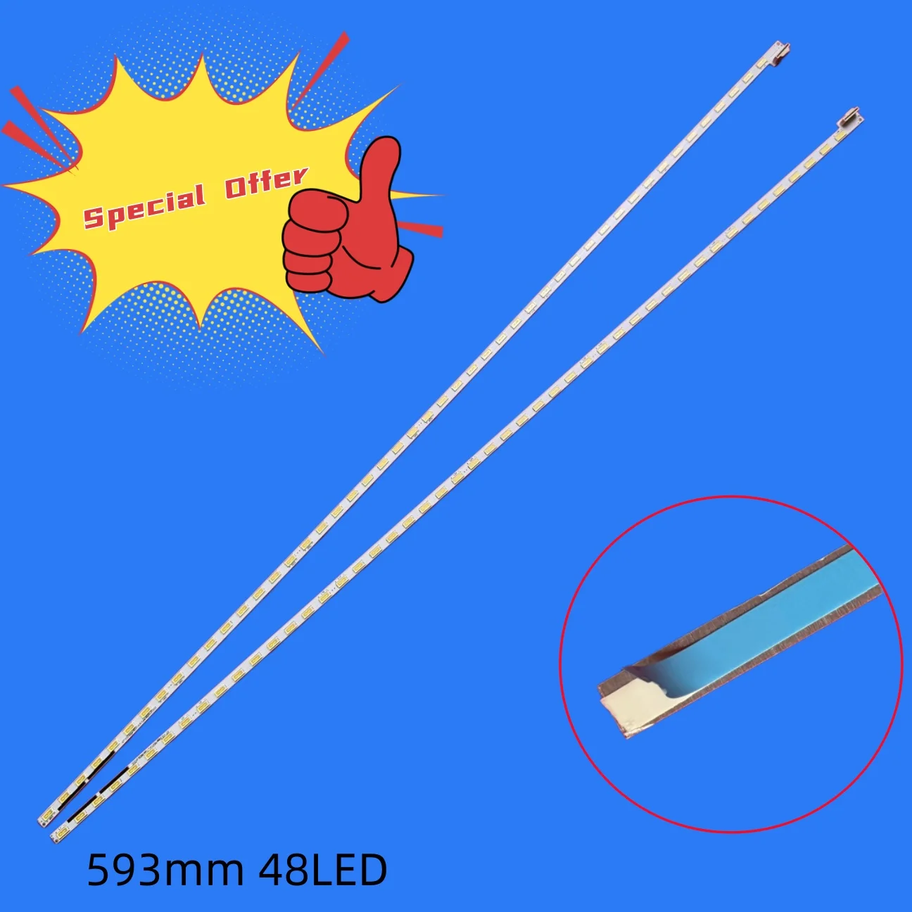 Faixa de LED para TV 47LS4600 47LM5800 47LM6200 47LS4100 47LS4500 47PFL5007 47PFL4007 6922L-0017A 0018A 47LT560E 47LM470SL