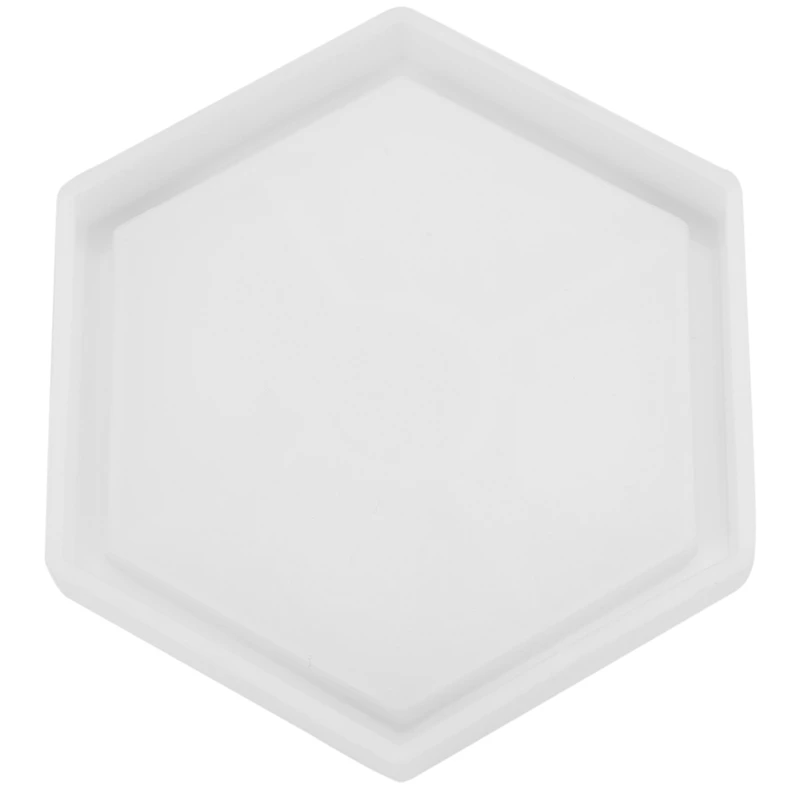 

PWS 8 Pack Hexagon Silicone Coaster Molds Silicone Resin Mold, Epoxy Molds For Casting With Resin, Concrete, Cement