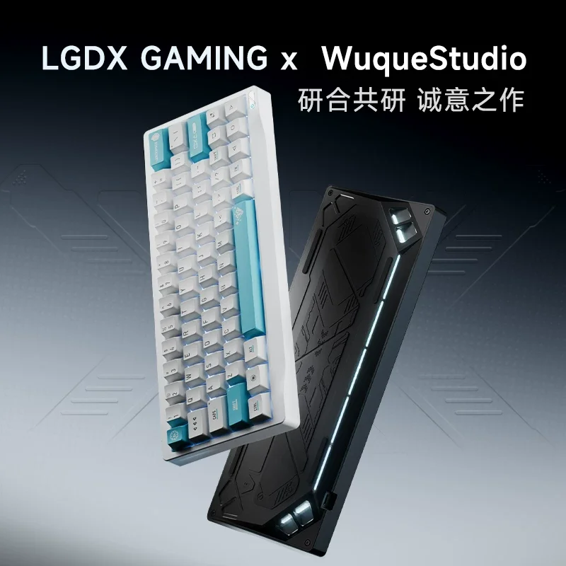 NDNH SF60 Magnetic Switch Gaming Keyboard CNC Aluminum Alloy Hot-Swappable for FPS 8K E-Sports Keyboard with Metal Keycaps