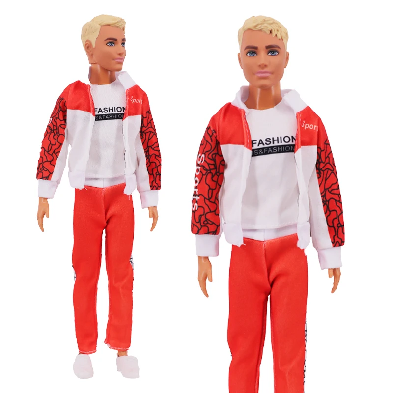 25 Style Ken Barbies Doll Clothes Sportswear Prince's Daily Clothing Overcoat for 30 Cm Ken Boy Barbies Clothes,Birthday Present