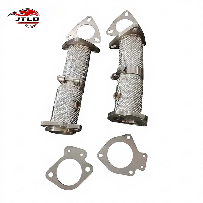 Stainless Steel 1.5mm Straight Exhaust Pipe Downpipe For Chevrolet Corvette C8 Z06 Z51 Exhaust System