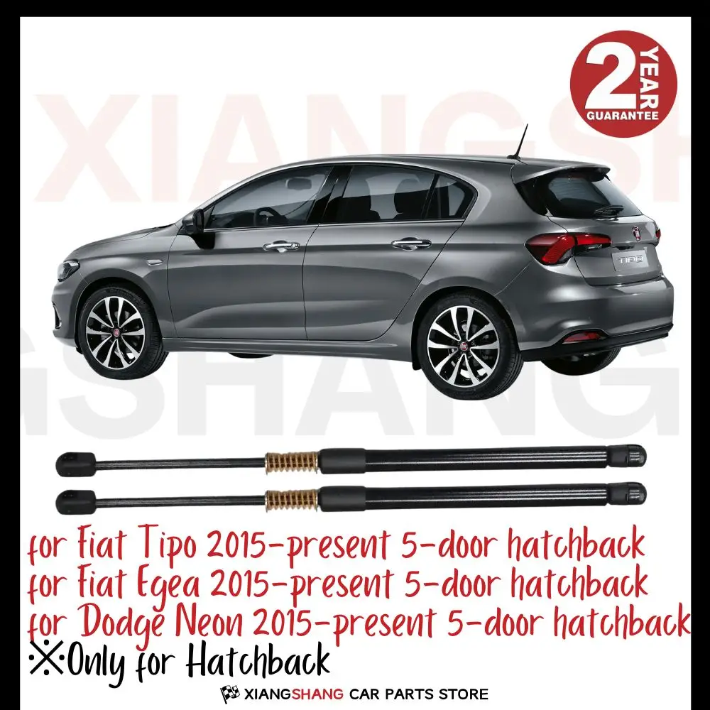 

2pcs Rear Tailgate Damper for Fiat Tipo 2015-present 5-door hatchback WITH SPRING Trunk Boot Gas Struts Lift support