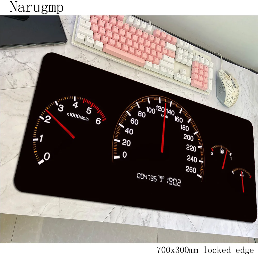 speedometer mousepad gaming mouse pad 700x300x3mm pc computer gamer accessories mat Christmas gifts laptop desk protector pads