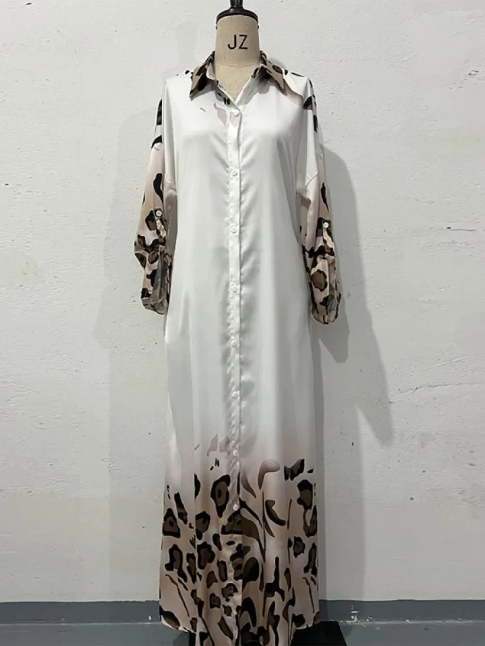 Eid Muslim Shirt Dress for Women Print Dresses Jalabiya Kaftan Islam Vestidos Arab Long Robe Ramadan Morocco Dubai Abayas 2024