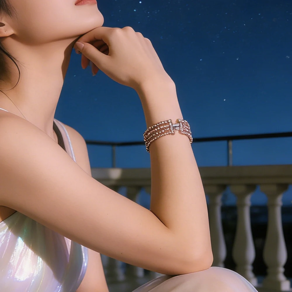 

Оригинальный дизайн, фиолетово-белый многослойный браслет из натурального жемчуга для женщин, элегантный браслет-украшение с бусинами, ювелирное изделие