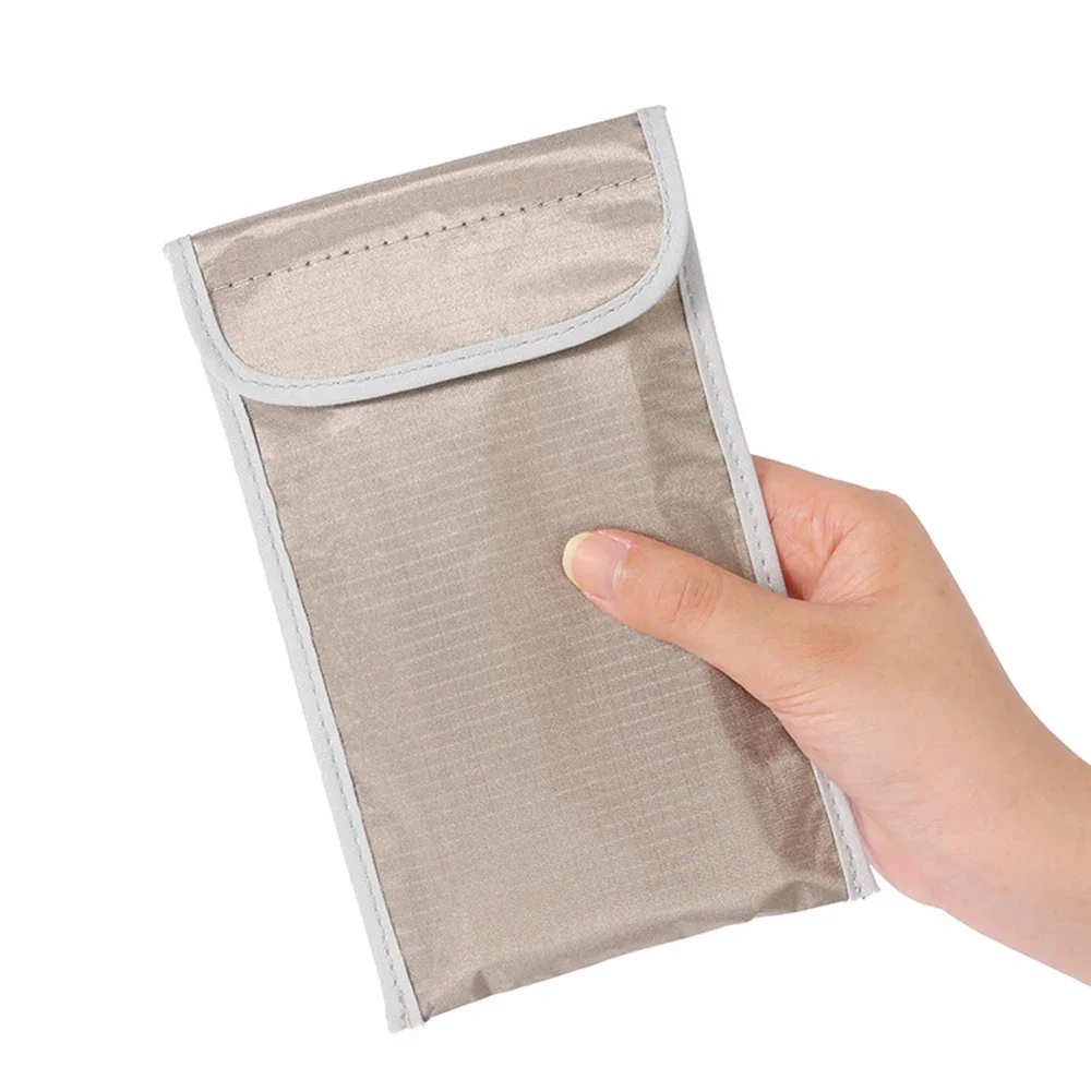 Mobile Phone RF Signal Blocker Anti Radiation Shield Case Bag Pouch IC Magnetic Card Anti-Magnetic Removal Anti-Tracking