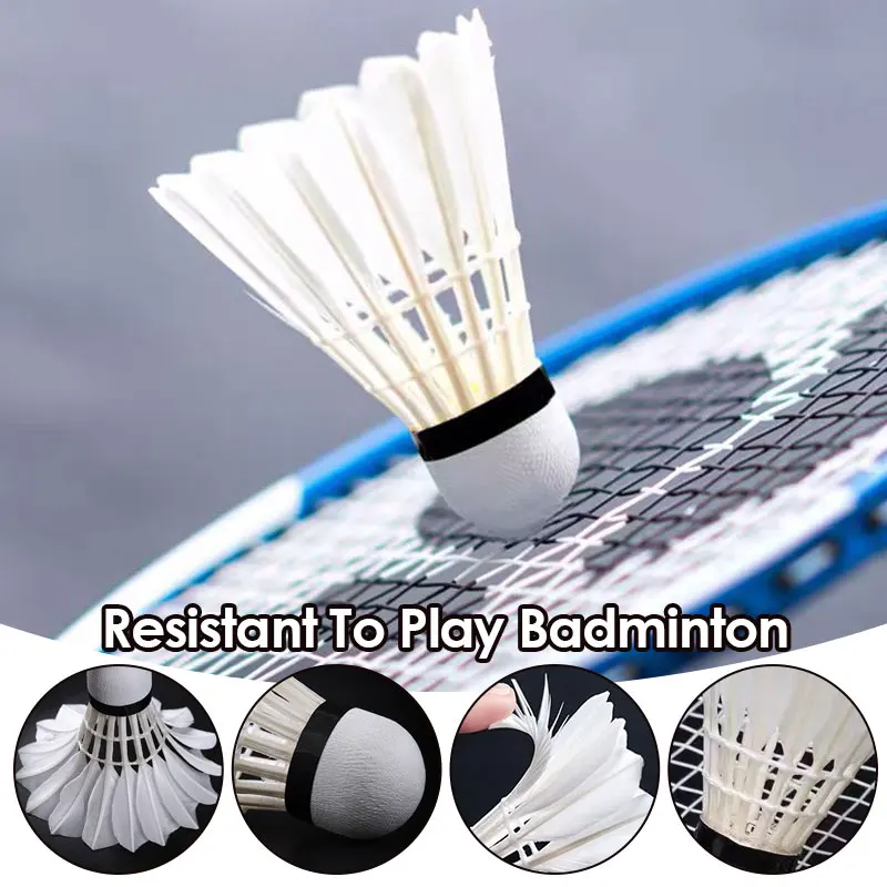 Household Badminton Ball Beginners Training Stable Durable Indoor and Outdoor Badminton Shuttlecock Duck Feather Professional