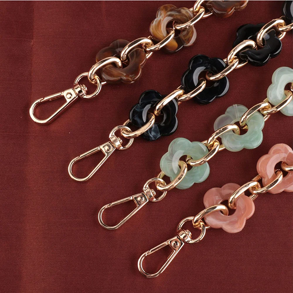 1PCS Acrylic Replaceable Detachable Bag Chain Strap Purse Handbag Bag Straps Resin Crossbody Shoulder Bag Diy Accessories