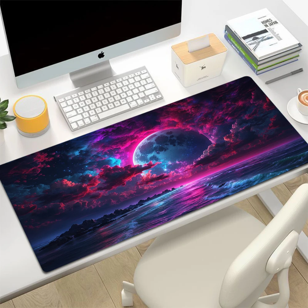 Starry Sky Mouse Pad Colourful and Stylish Design Large Rubber Non-Slip Computer Office Table Mats Keyboard Accessories Carpet