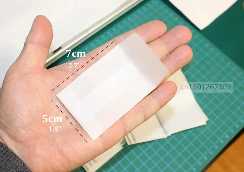 20/50/100/200 Mini Size 5*7cm Translucent Vellum Paper Envelope For Coin Collection Garden Seeds Or Stamps - No Moistenable Glue