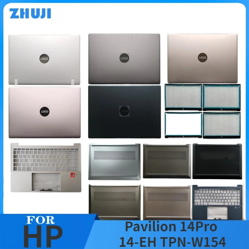 

New For HP Pavilion 14Pro 14-EH TPN-W154 LCD Rear Lid Back Top Cover Front Bezel Palmrest Upper Bottom Base Case Housing