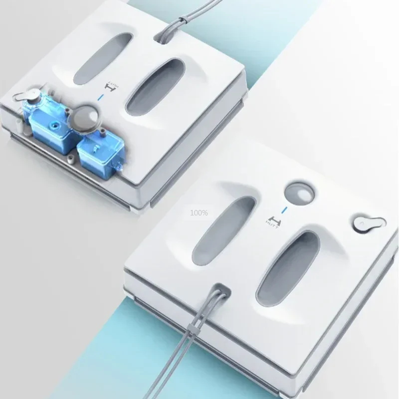 HUTT W66 เครื่องทําความสะอาดหน้าต่าง หุ่นยนต์ทําความสะอาดหน้าต่างสเปรย์น้ําอัตโนมัติ เครื่องทําความสะอาดกระจกเปียกและแห้งความถี่อัจฉริยะ