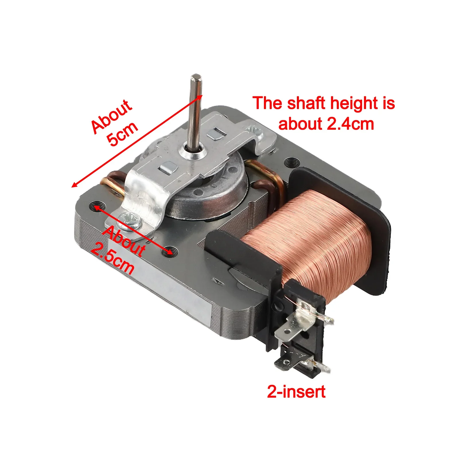 

220V Fan Motor Microwave Oven Fan Replacement Part Kitchen Maintenance Reliable Performance Aluminum Wire Easy Installation