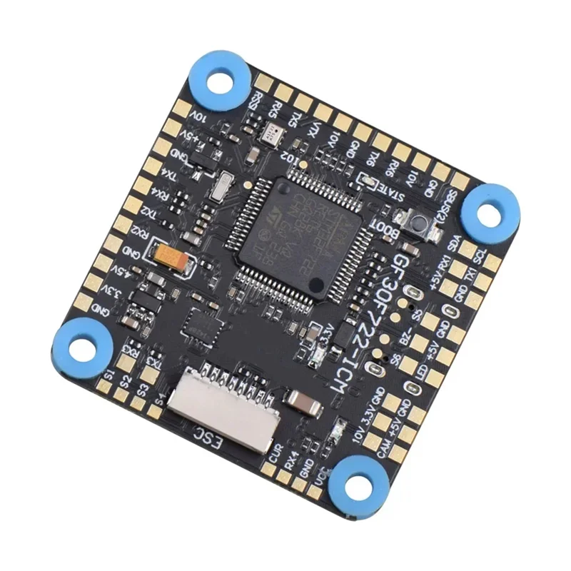 

SUNRI-GF30F722-ICM F722 Baro OSD 5V 10V Dual BEC Flight Controller 3-8S 30.5 X 30.5 Mm For RC FPV Freestyle HD Drone Parts