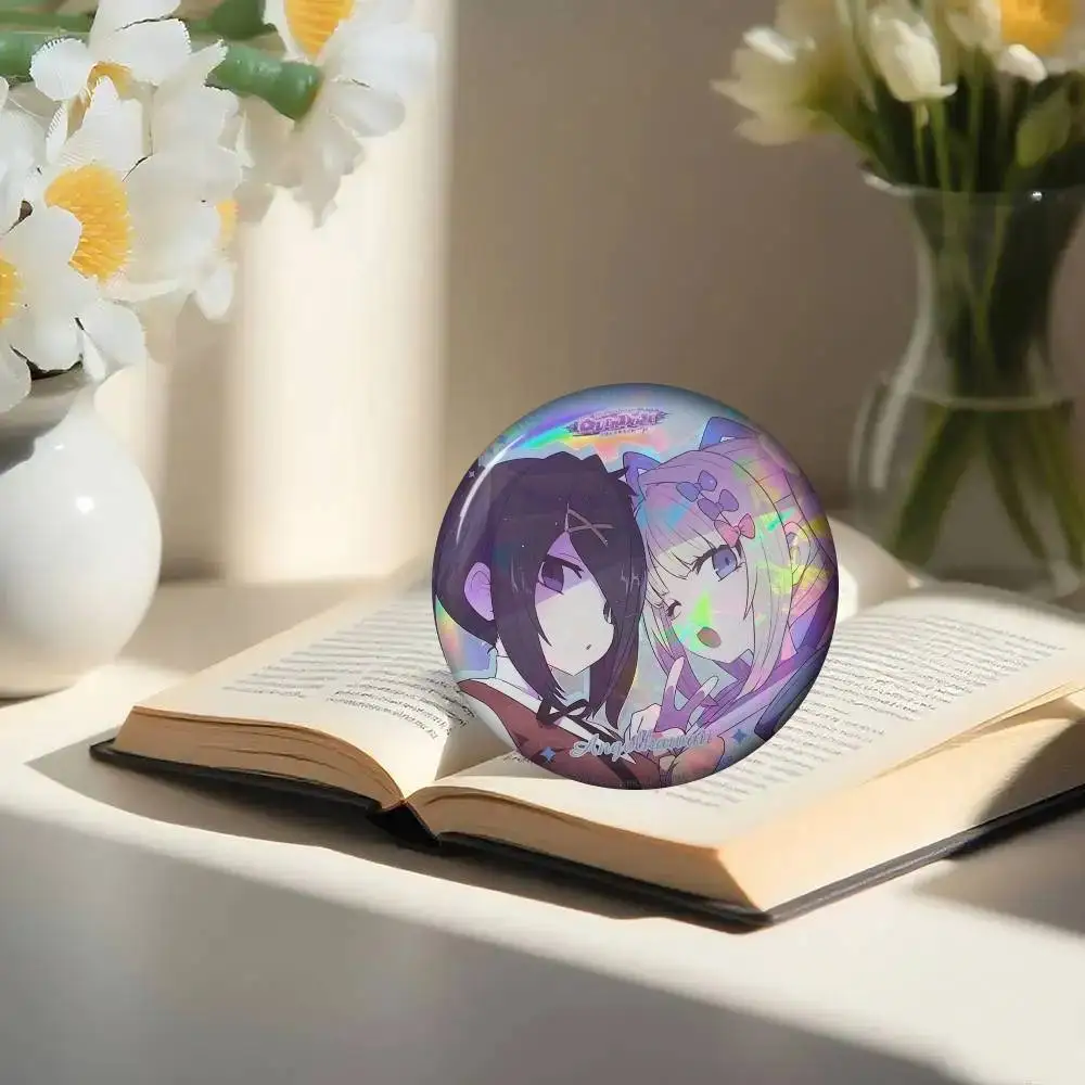 Needy Girl Overdose KAngel Ame chan  Anime Button Pin Handmade For Clothes Cartoon Badge Backpack Decoration Jewelry Accessories view 5