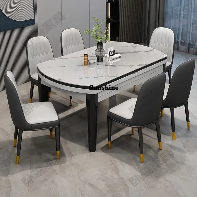 Rectangular Dining Slate Kitchen Simple Table Chairs Kitchen Restaurant Tables Cafe Dinning Modern Rooms Bord Bwrdd Room Marble