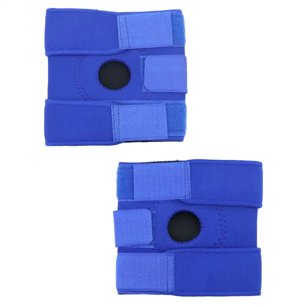 

2Pcs Knee Support Sleeve Sports Pad Straps Basketball Protective Cushion Workout Bracket Breathable Sponge Rubber Fitness Pain
