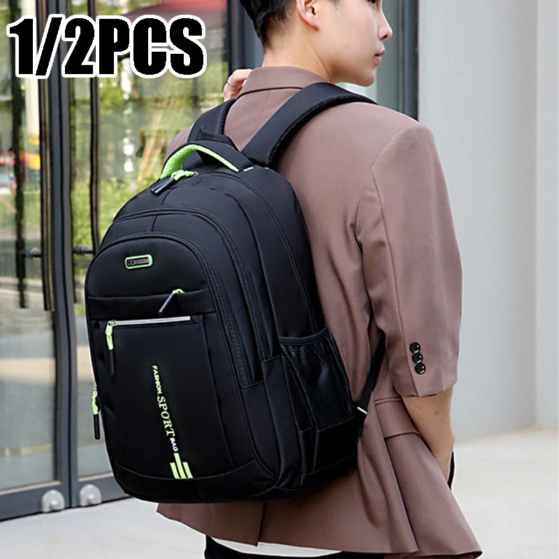 Oxford Business Laptop Backpack Waterproof Men's Computer Bag for Office Travel High School Essentials