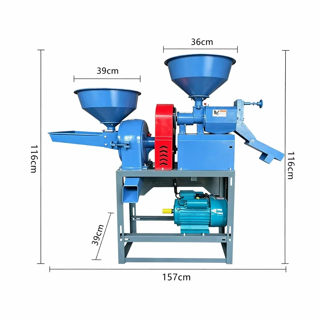 Commercial Rice Mill Grinder Machine for Paddy Hulling Bean Peeling Grain Crushing Multi Scene Farm Processing Equipment
