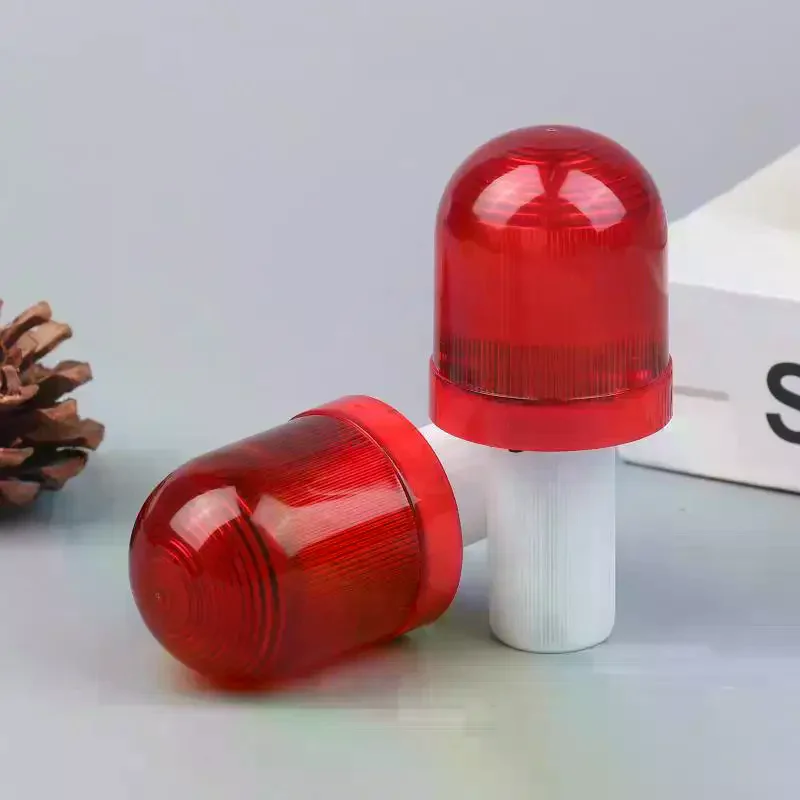 LED Warning Light Plastic Alarm Lamp Red Emergency Signal For Transportation Factory Workshop