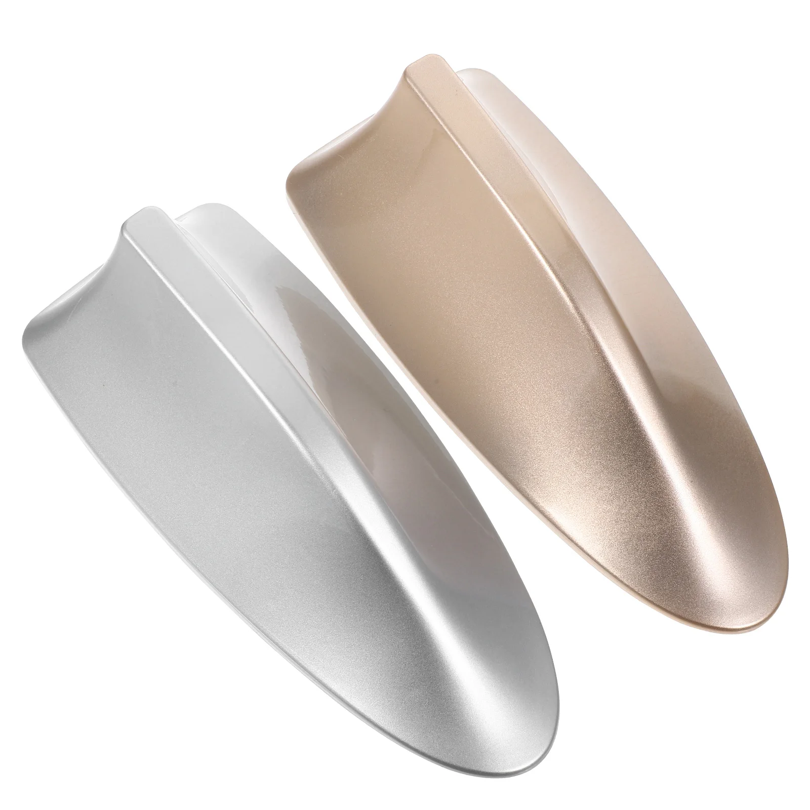 

2 Pcs Car Exterior Decoration Automotive Fin Antenna Cover Radome Replacement Abs Top Roof