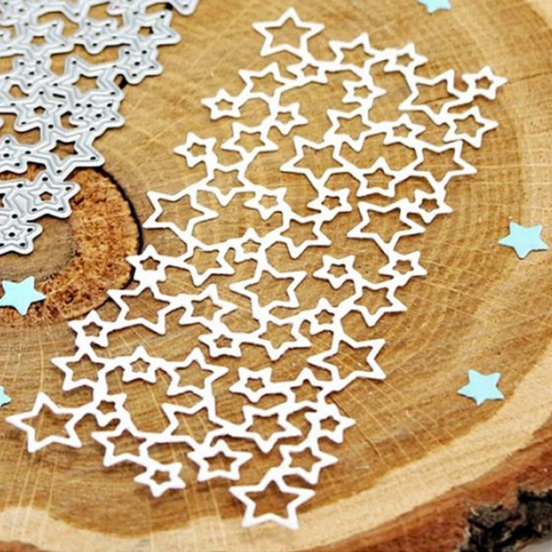 Stars Metal Cutting Dies Stencil Blade Punch Stencils Dies Embossing Template for DIY Cards Making Journaling Dropship