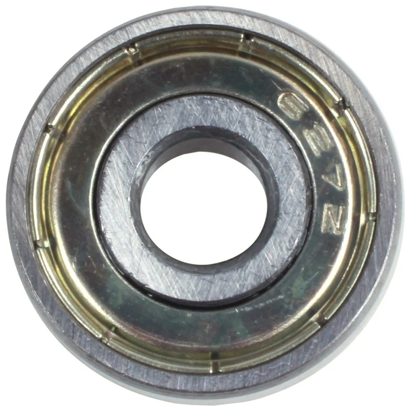 Rodamiento de bolas de ranura profunda, Metal plateado, 627Z, 7Mm X 22Mm X 8Mm, 4 unidades