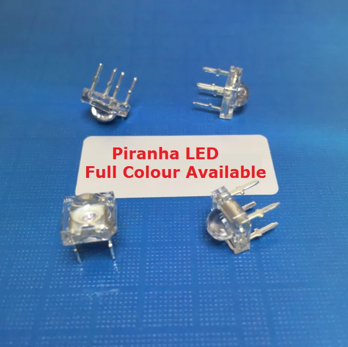 

5Pcs Piranha LED Diode Red White Blue Yellow Green Amber Clear LED Diode 5mm F5 Light Emitting Diodes 4 Pins Super Brightness