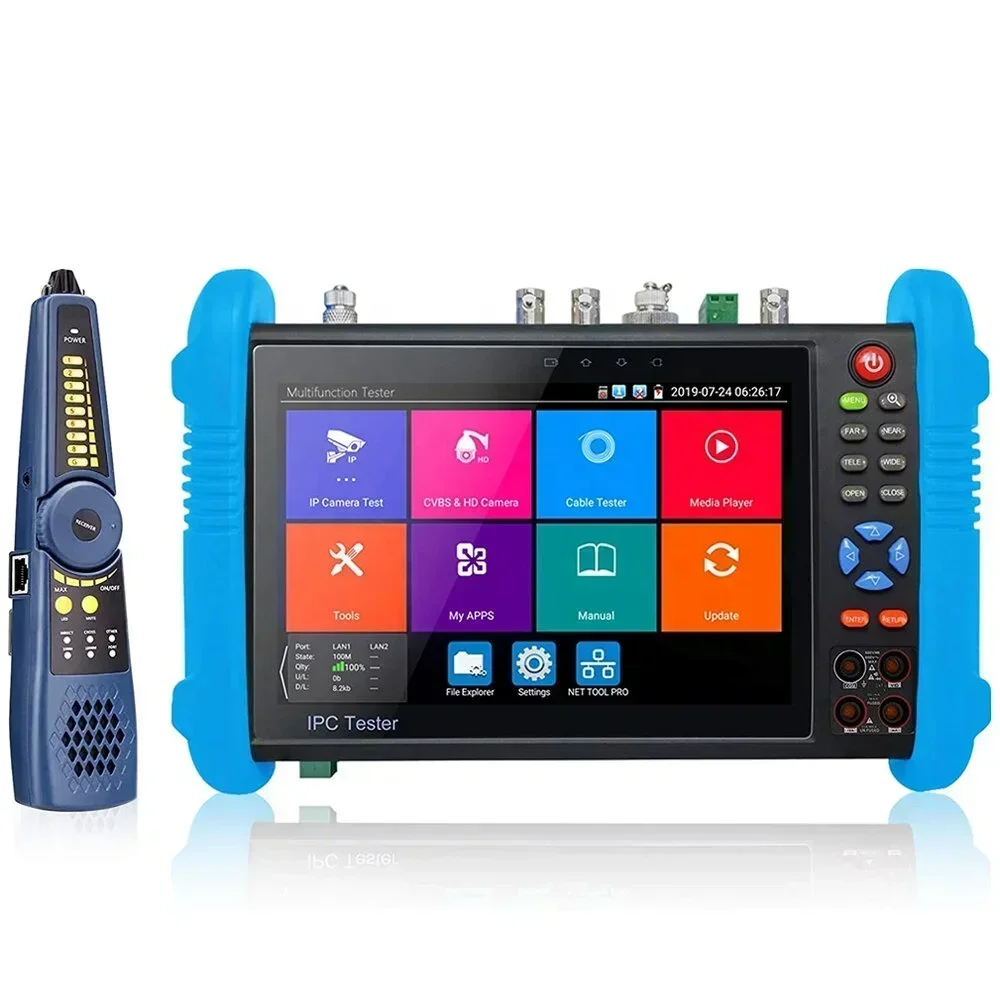 IPC-90MVHS Plus+ 7inch IPS Touch Screen  Tester with TVIHD-CI AD DI I Camra MM P VL TDR POE