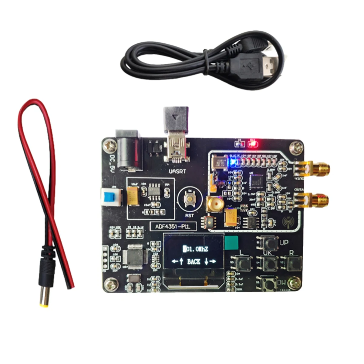 Modul Onboard ADF4351 35M-4.4G penyapu frekuensi STM32 pengontrol mikro