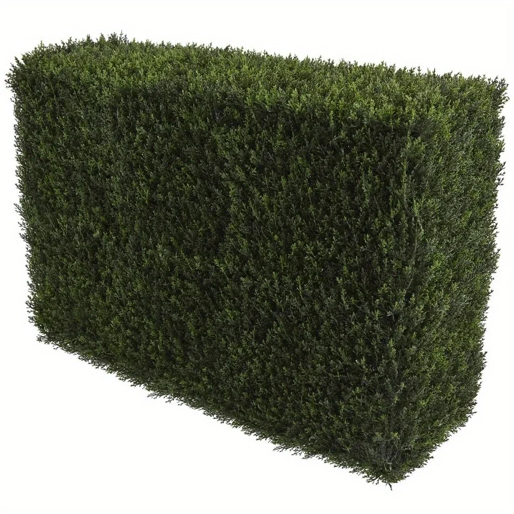 Artificial cedar pruning hedge privacy fence indoor/outdoor UV