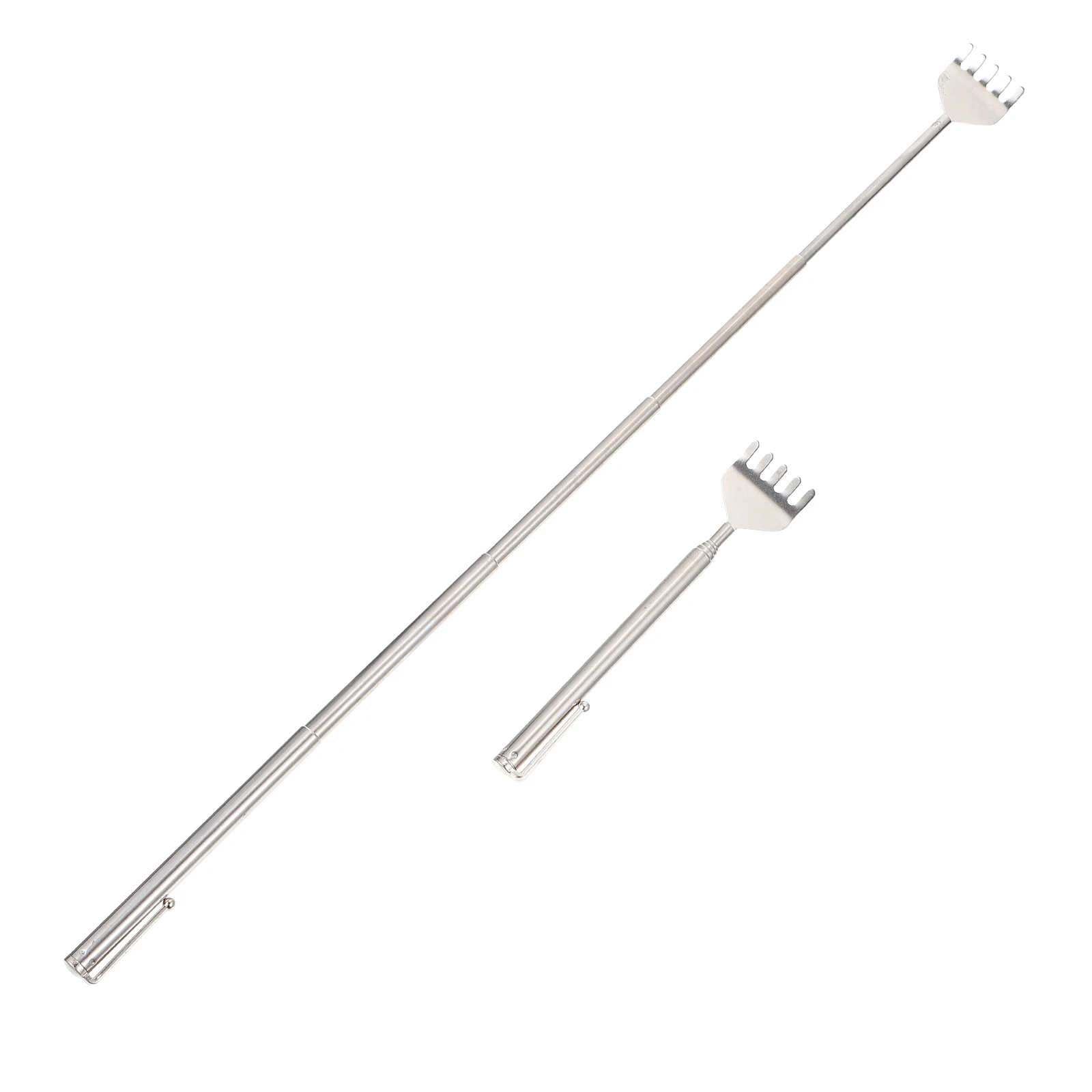 

4 Pcs Stretch Tickle Back Massager Tool Scraper Tools Stainless Steel Scratcher Extendable Retractable Claw