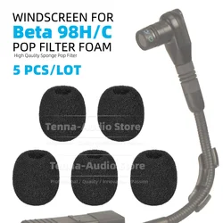 Mikrofon Schwamm Windschutz Pop Filter Für SHURE Beta 98 H/C 98A EINE WB98H/C BETA98H/C WB 98 WB98 Musical Instrument Mic Abdeckung