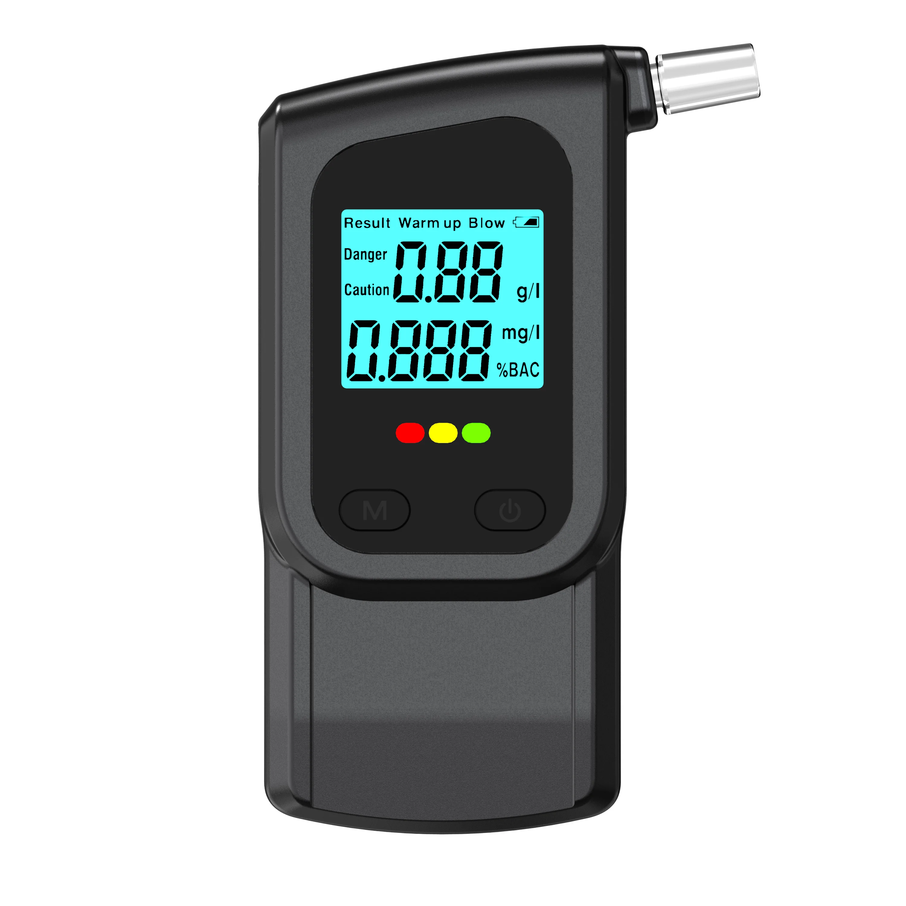 Popular HTM Model 1106 Professional Portable Breath Alcohol Detector LCD Display 0.05% BAC Accuracy Certified Alcohol Tester
