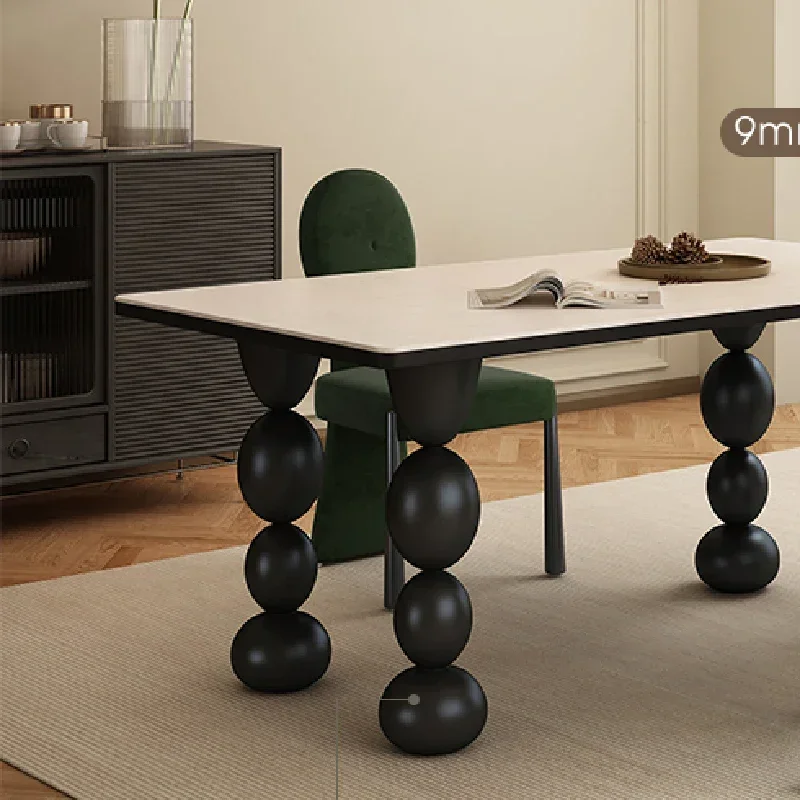 Juego De Mesa De Comedor moderna para cocina, consola De mármol para sala De estar, mesas De Comedor móviles De lujo, Mesa central De Comedor, muebles para el hogar