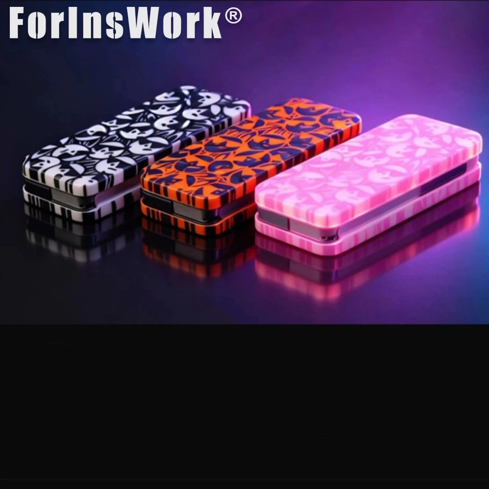 GOAT Luminous Resin Black PEEK SS Ultra Dense Tactile Stages Tiered Clicks Rich High-Low Sound Mechanical Push Slider Fidget Toy