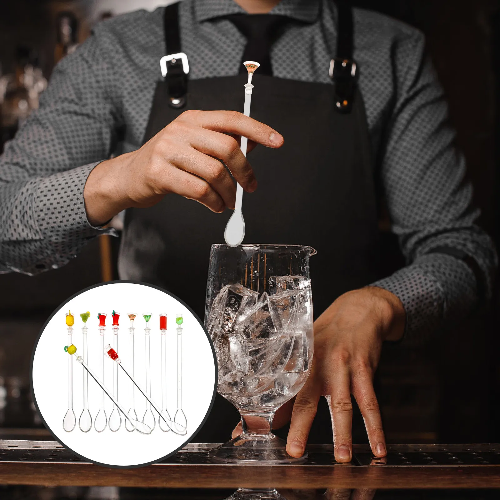 

10 шт. ярких пластиковых палочек-мешалок высокого качества для смешивания напитков, коктейлей, соков, аксессуары для бара