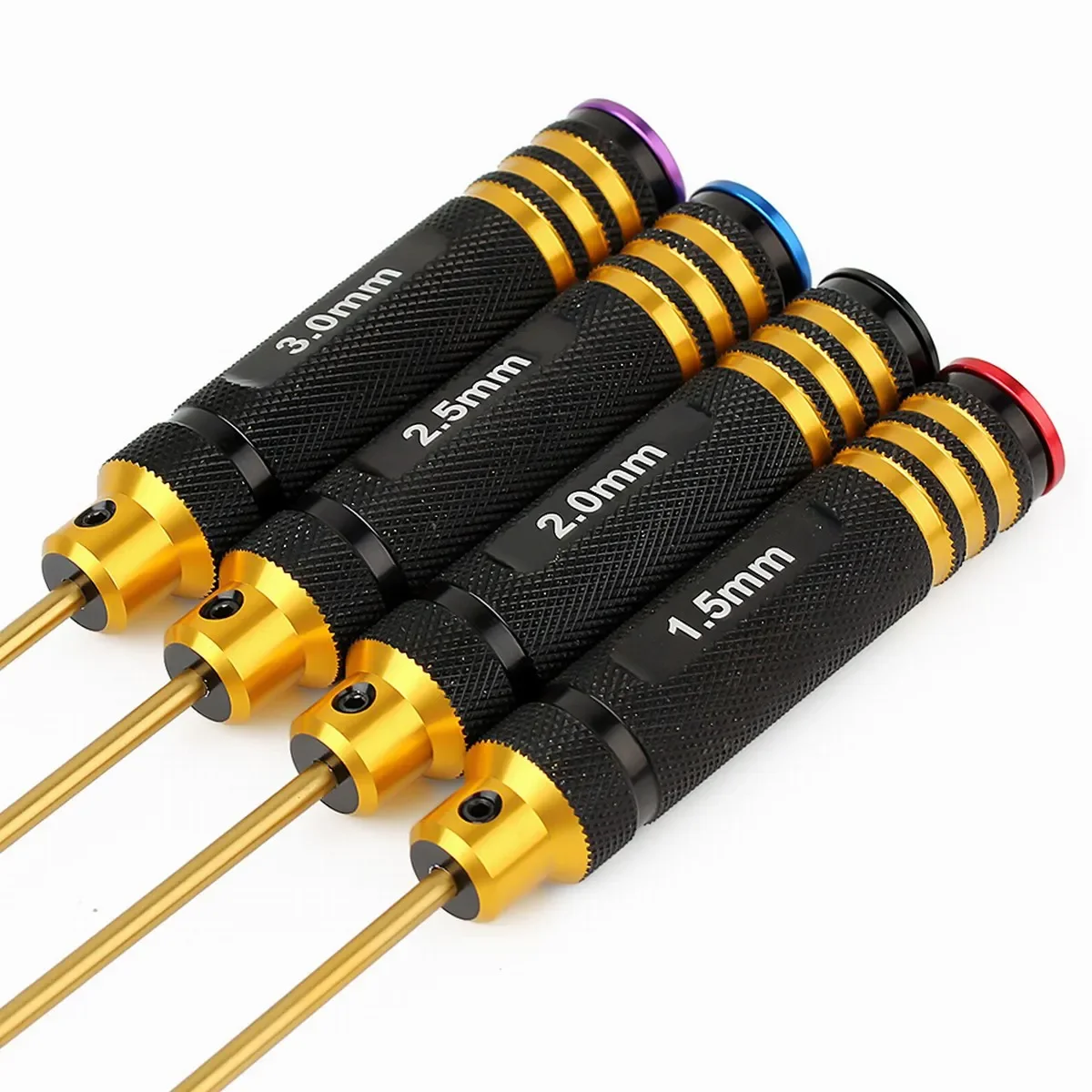 1.5mm 2.0mm 2.5mm 3.0mm Hex Screwdriver Hexagon Tool Titanium Plating Hardened For FPV Racing Drone Heli Airplanes Cars Boat RC