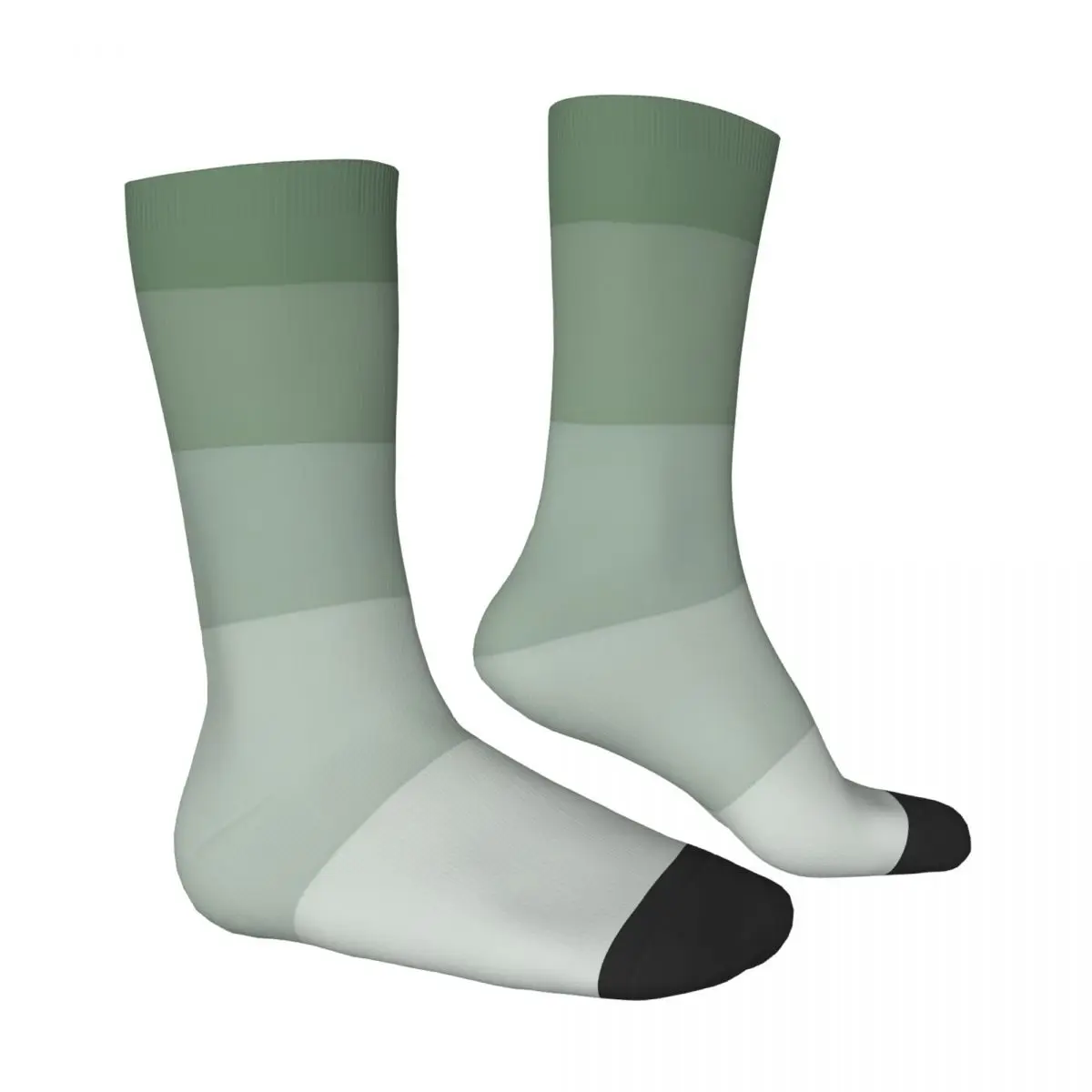 Sage Green Ombre Stripes Socks Abstract Socks Male Mens Women Spring Stockings Hip Hop