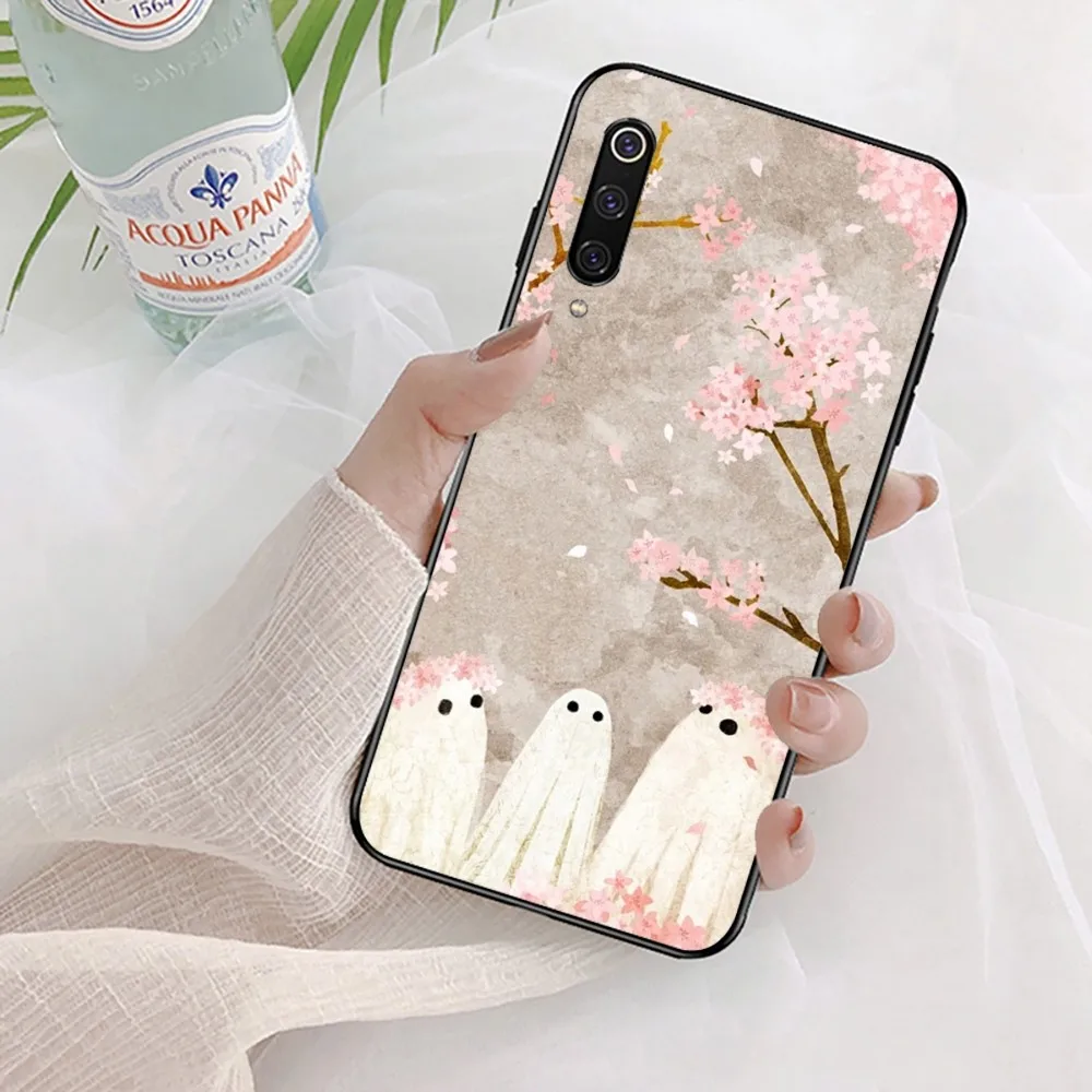 Bonita funda de teléfono fantasma para Xiaomi Mi 5X 8 9 10 11 12 lite pro 10T PocoX3pro PocoM3 Note 10 pro lite