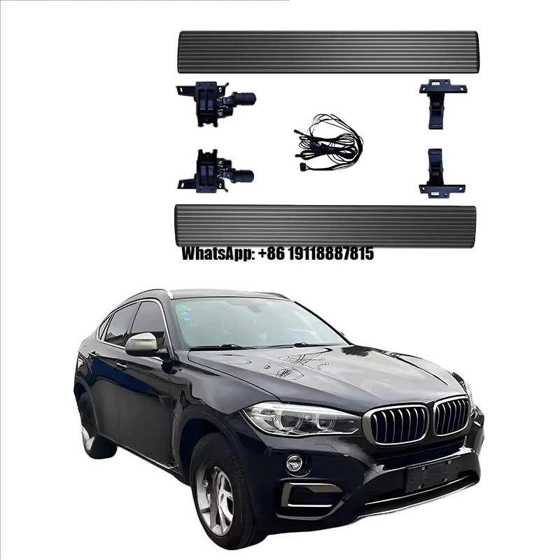 Car Automatic Pedal Car Spare Parts  Colorful Electric Side Step Waterproof Side Steps for BMW X6 F16 2015-2019