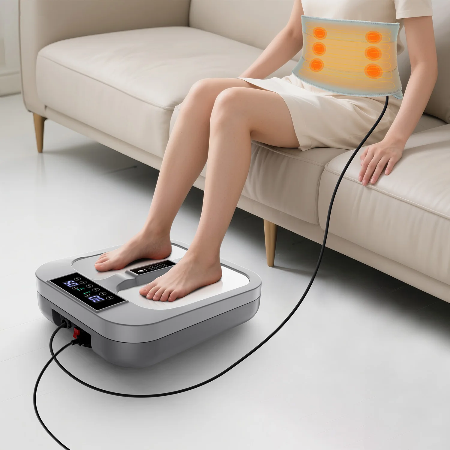 

Suyzeko Terahertz Therapy Wave Devices Tera hertz Cell Energy PEMF Machine Thz Physiotherapy Heating Foot Massage Home Care