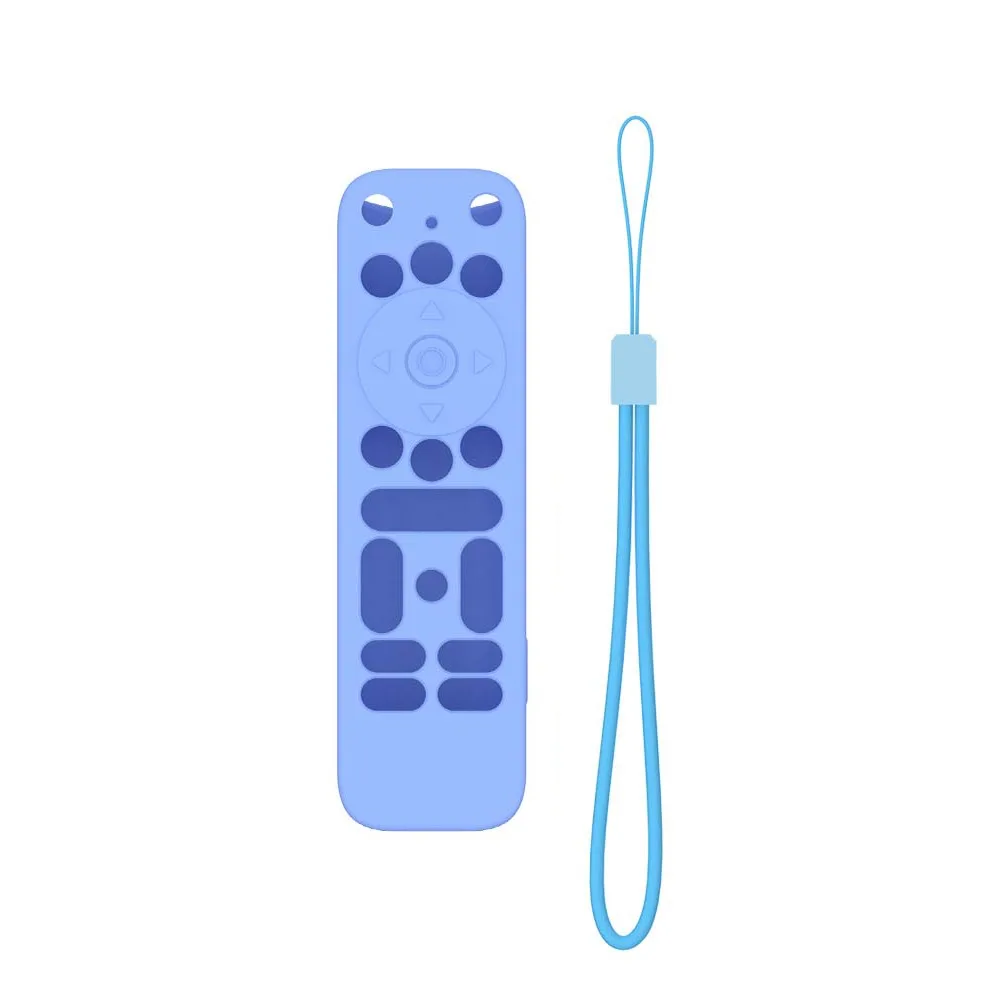 Silicone Remote Control Case Shockproof Anti-scratch Remote Protective Cover with Lanyard for Onn 4K Plus/Pro